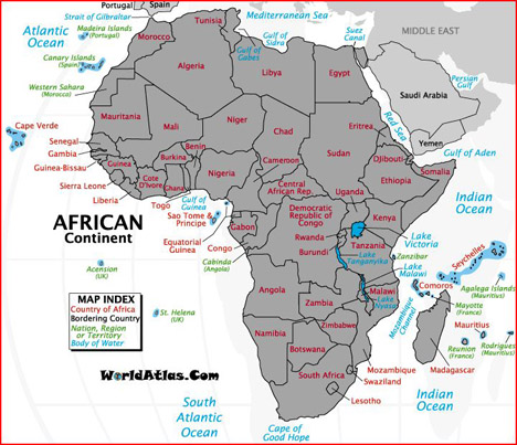 Map of Africa