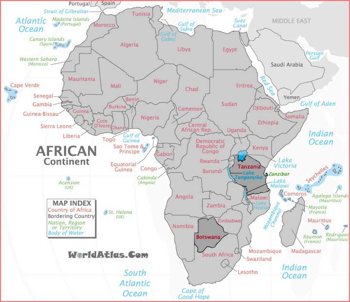 Map of Africa