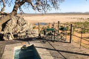 Our private pool and the view