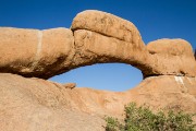 The famous rock arche in Spitzkoppe