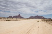 Leaving Spitzkoppe for Swakopmund