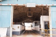 Inspection shed to check to see if we're smuggling out diamonds