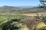 The view from River Crossing Lodge outside Windhoek, our last nights in country.