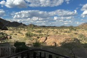 View from the deck of the villa