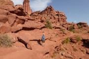 Jim on our first Moab hike