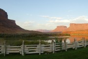 the view from our room as sundown approaches..