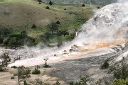 Boardwalks at Mammoth Hot Springs