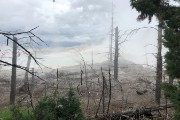 From Upper Terrace Drive at Mammoth Hot Springs