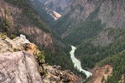 North Rim Drive at Grand Canyon of Yellowstone