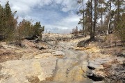 The runoff from Steamboat geyser