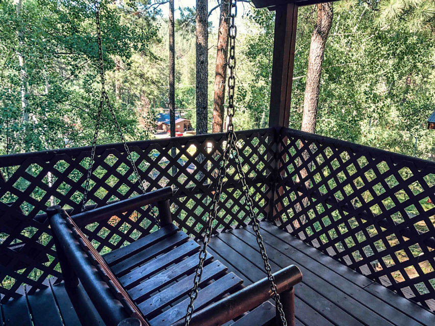 Cabin porch