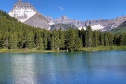 image from a hike from the Many Glacier Lodge