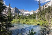 image from a hike from the Many Glacier Lodge