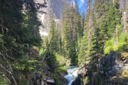 image from a hike from the Many Glacier Lodge