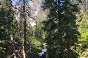 image from a hike from the Many Glacier Lodge