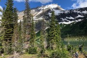 image from a hike from the Many Glacier Lodge