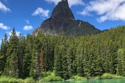 image from a hike from the Many Glacier Lodge