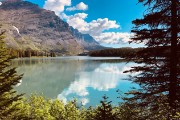 image from a hike from the Many Glacier Lodge