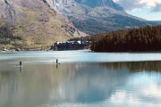 image from a hike from the Many Glacier Lodge