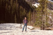 image from a hike from the Many Glacier Lodge