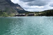 image from a hike from the Many Glacier Lodge