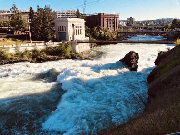 Spokane River walk