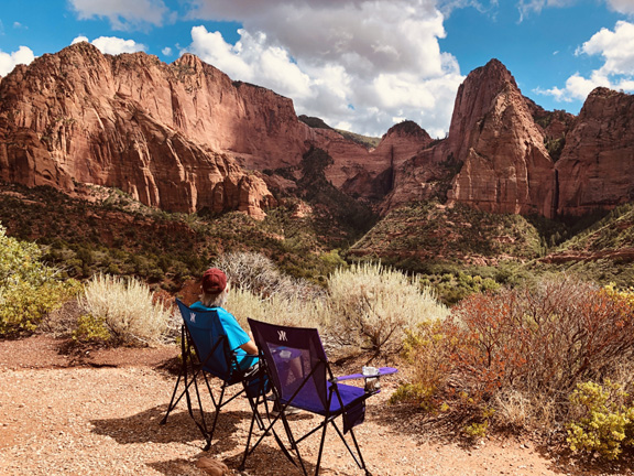 lunch at Kolob Canyons