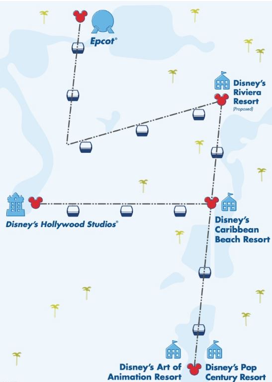 Skyliner Map