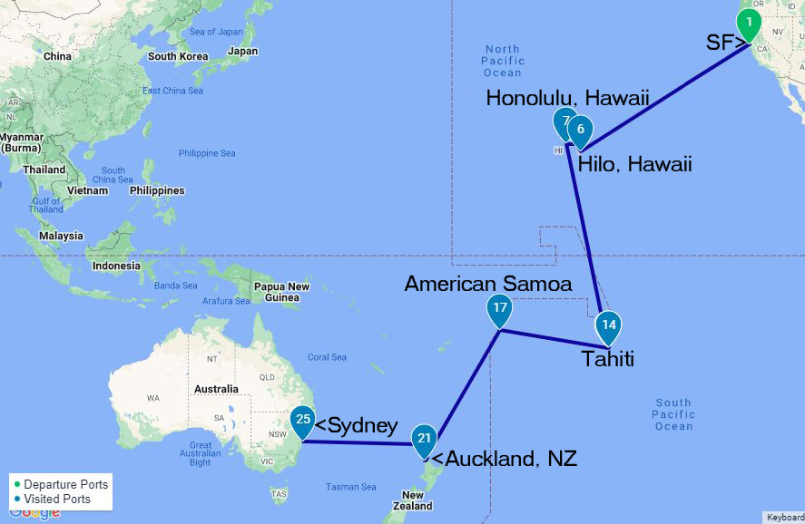 Cruise Route