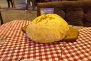 dinner bread at our outside restaurant