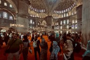 inside Mosque while on a tour