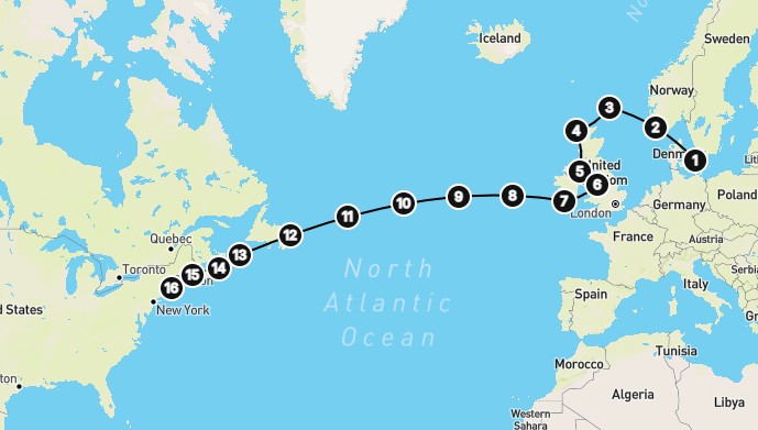 Atlantic Crossing Cruise