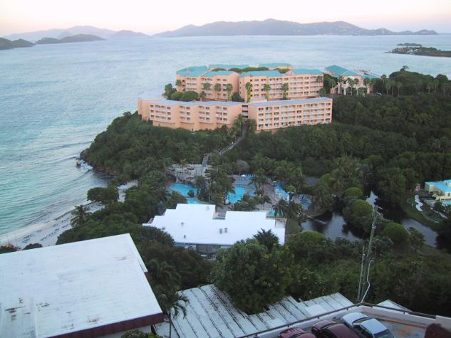 IMG_0157.JPG - View from Point Pleasant Resort room, St John top of picture