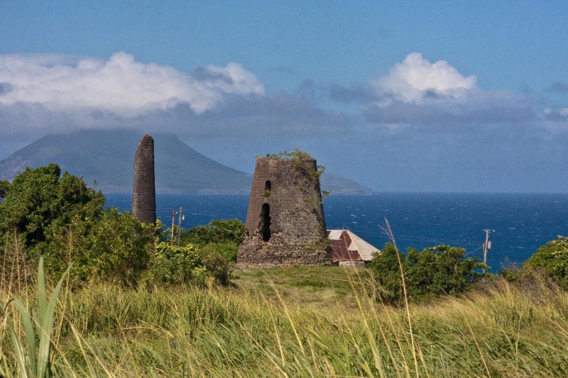 _MG_4178-118.jpg - View of Nevis and an old sugar mill